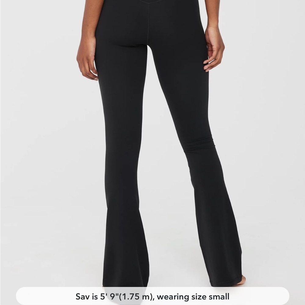 Black Boot Cut Pants with Flared Design and Smooth Fit